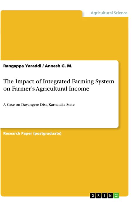 The Impact Of Integrated Farming System On Farmers Agricultural Income