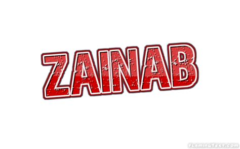 Zainab Logotipo Ferramenta De Design De Nome Grátis A Partir De Texto