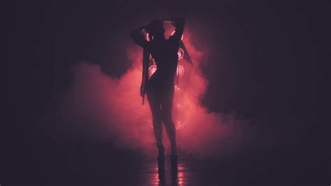 Silhouette of dancing woman Stock Video Footage - Storyblocks