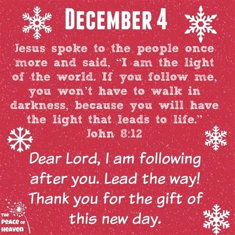 December 4 Good Morning God Quotes Daily Bible Verse Inspirational