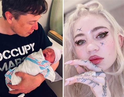 Dlisted Grimes Says Her And Elon Musks Month Old Baby Is Into