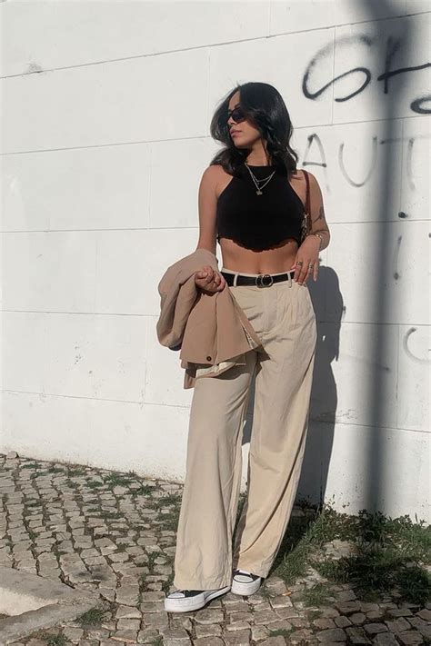 Como Usar Cal A Wide Leg De Alfaiataria Guita Moda