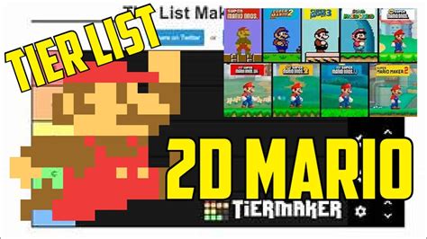 Ranking The 2d Mario Games On A Tier List Youtube