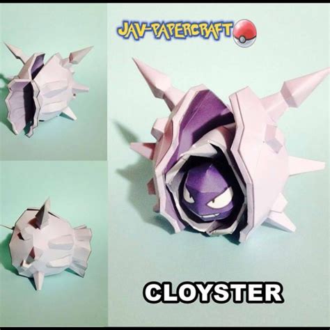 Jual Pokemon Cloyster Papercraft Indonesiashopee Indonesia