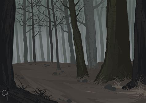 Creepy Forest By Ogarart On Deviantart
