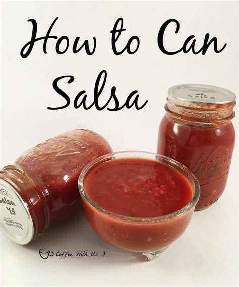 How To Can Salsa Recipe Canning Salsa Salsa Canning Recipes