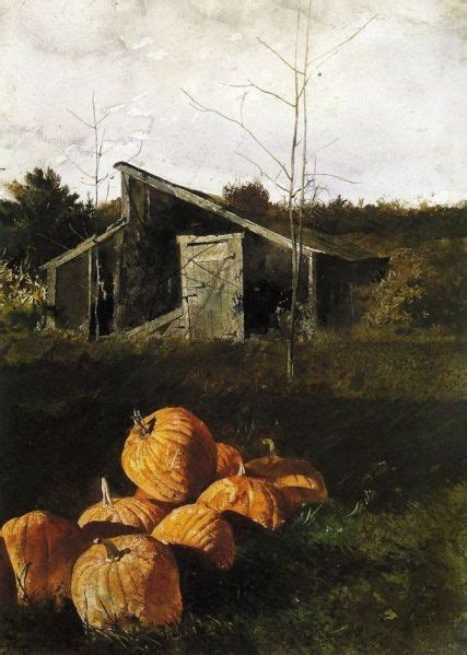 Pumpkins — Andrew Wyeth Biblioklept