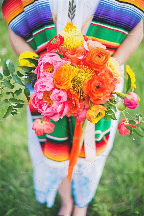 Maybe you would like to learn more about one of these? Mexican Wedding Bouquet Bold Colors | Mexican wedding ...
