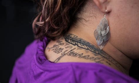 ‘i carried his name on my body for nine years the tattooed trafficking survivors reclaiming
