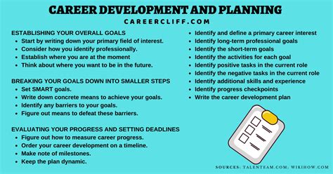 5 Key Factors For Career Development And Planning Career Cliff