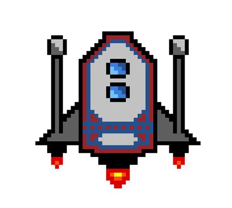 Spaceship clipart pixel, Spaceship pixel Transparent FREE for download on WebStockReview 2021