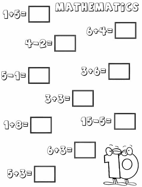 Kindergarten Math Worksheets - Best Coloring Pages For Kids