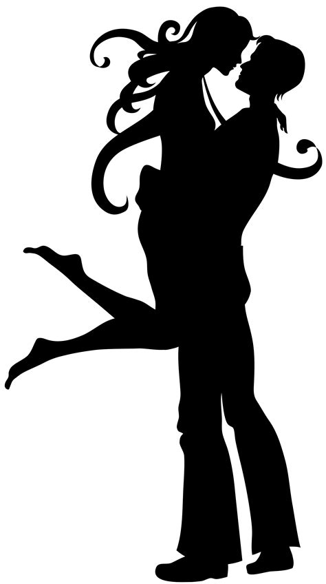 Love Couple Silhouettes Png Picture Silhouette Art Couple Silhouette