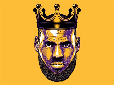 Almost files can be used for commercial. Lebron James Illustration by Dumitrescu Vlad Florin on ...