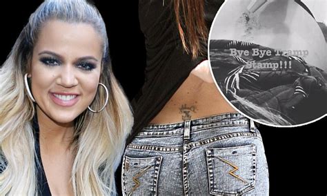 Check spelling or type a new query. Khloe Kardashian removes the tattoo for her father and ...