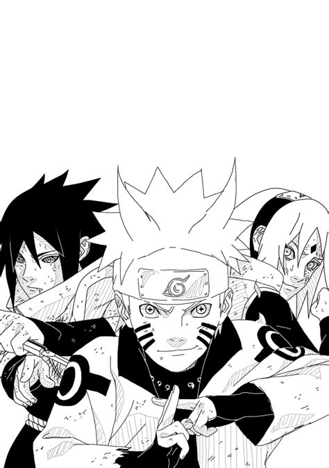 1024x600 Resolution Naruto Sasuke And Sakura Illustration Naruto