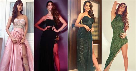 7 times disha patani flaunted her oh so well toned legs in these thigh high slit ensembles