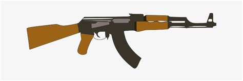 Fire Cartoon Gun Bullet Arms Weapon Drawings Ak 47 Transparent