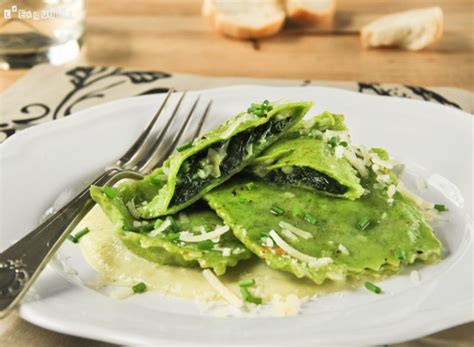 Raviolis Con Espinacas Ricotta Y Bechamel De Apio Con Y Sin Gluten My