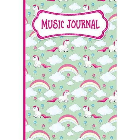Music Journal With Linedruled Paper And Staff Manuscript Paper For