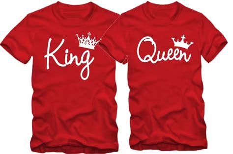King And Queen Crown Love Shirt Funny Shirts T Shirts Tshirt
