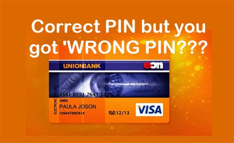 Unionbank Atm Correct Pin But Says ‘wrong Pin Online Or Mobile