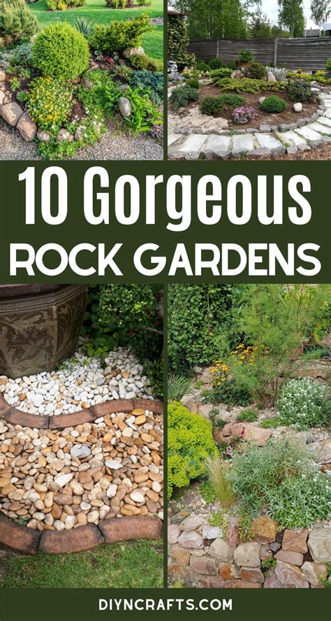 10 Gorgeous And Easy Diy Rock Gardens In 2022 River Rock Garden Diy