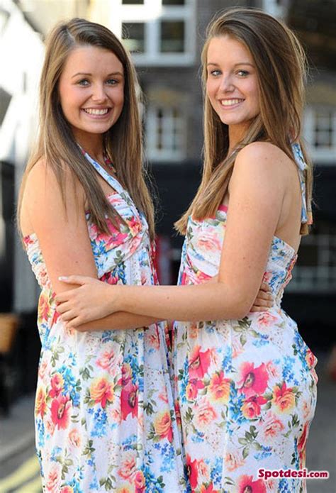 The Most Beautiful And Identical Twins Enjoy Friendly