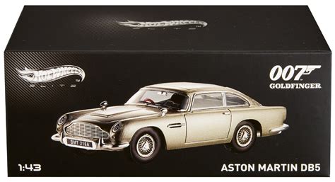 Aston Martin Db5 Goldfinger Diecast Model Car By Mattel Elite 143