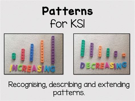 Patterns For Ks1 Teaching Resources