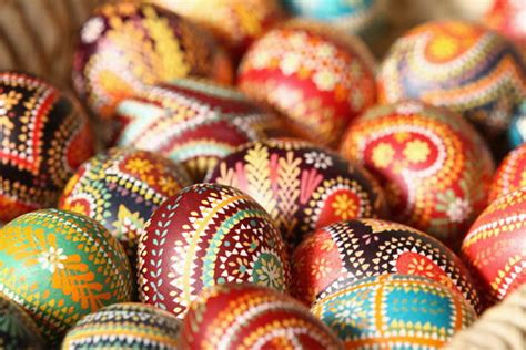 Beautiful Decorated Easter Eggs