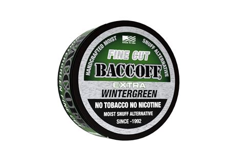 Baccoff Wintergreen Fake Dip Stop Dipping Tobacco Snuff
