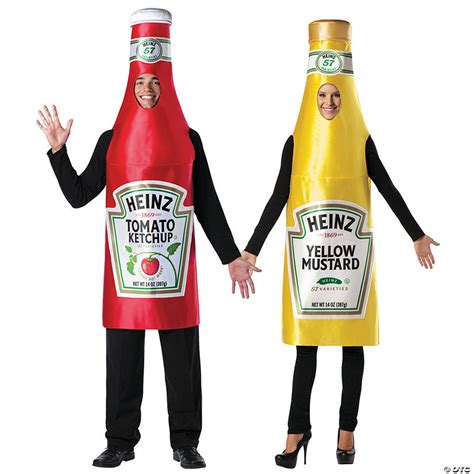 Heinz Ketchup And Mustard Couples Costumes Oriental Trading