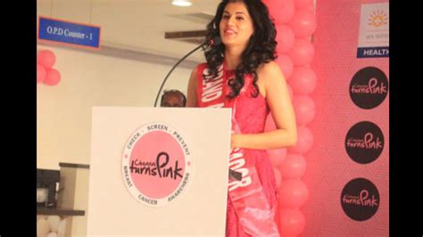 Taapsee Pannu Pink Breast Cancer Awareness Filmibeat