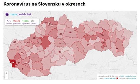 Tento web poskytuje data, která zobrazují statistiky jednotlivých očkovacích míst. MAPA: Odtiaľto pochádza 75 nakazených obyvateľov Slovenska ...