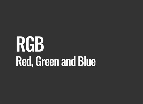 Rgb Red Green And Blue Grupait Wdrożenia Drupal