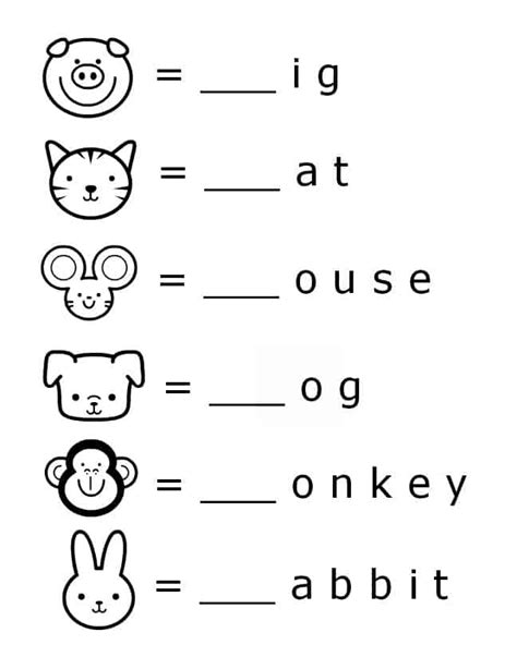 30 Beginning Sounds Worksheets For Little Ones Kitty Baby Love Free