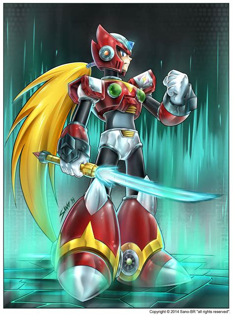 Zero Megaman X4 By Sano Br On Deviantart