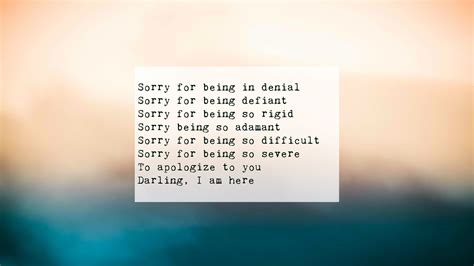 Im Sorry Poems Text And Image Poems Quotereel
