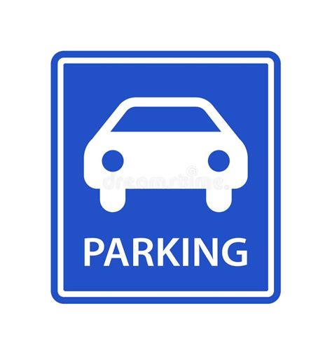 Car Parking Sign Stock Vector Illustration Of Allowed 202398423