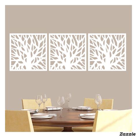 Large Tree Branch Squares Wall Decal Set In 2020 Wall