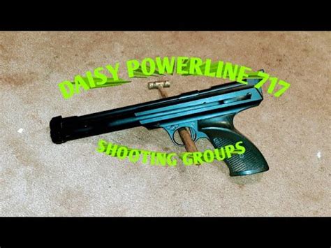 Daisy Powerline 717 Shooting Groups Off Hand YouTube