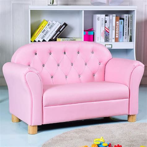 Kids Sofa Princess Armrest Chair Lounge Couch Loveseat Children Toddler