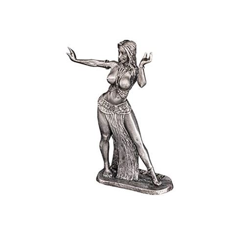 Ronin Miniatures Dancer Girl Toy Naked Metal Sculpture Miniature