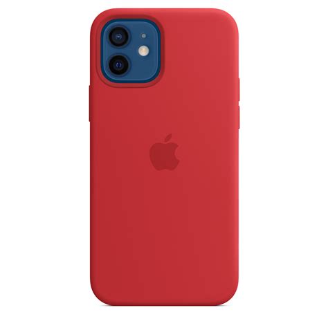 Iphone 12 12 Pro Silicone Case With Magsafe Productred Apple Ph