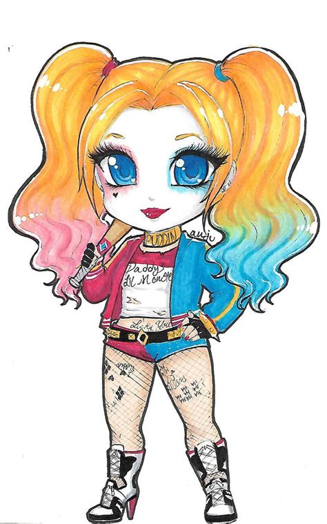 Chibi Harley Quinn By Xxanjuxx13 On Deviantart