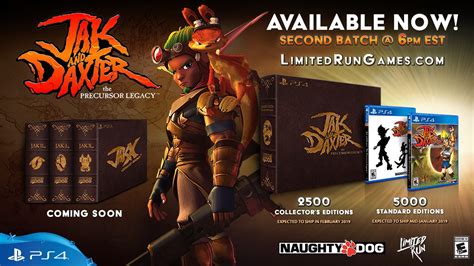 Jak And Daxter Gets Physical Ps4 Versions Collectors Edition Releases