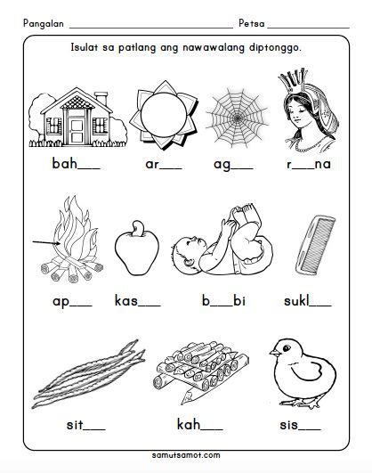Free Printable Worksheets For Filipino Kids Elementary Worksheets