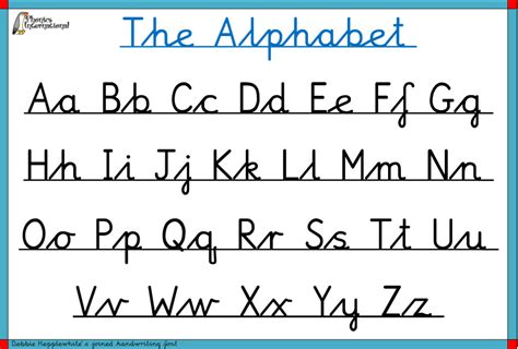 Free Resources Debbie Hepplewhite Handwriting