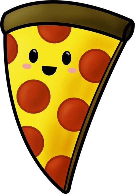 Pizza Kawaii Muito Kawaii 365 Dessins Kawaii Dessins Simples Mignons